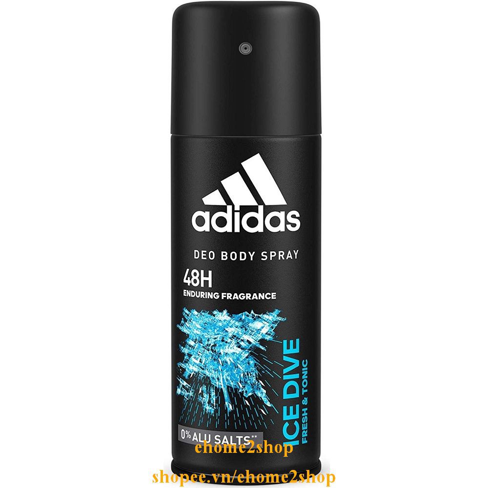 Xịt Khử Mùi Toàn Thân 48h 150ml Adidas Với Tám Phong Cách Khác Nhau shopee.vn/ehome2shop.