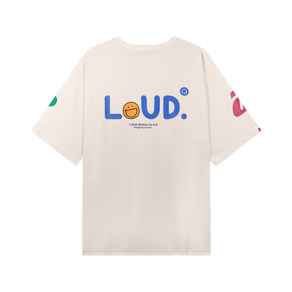 Áo thun LOUD Sticker Tee - Cream