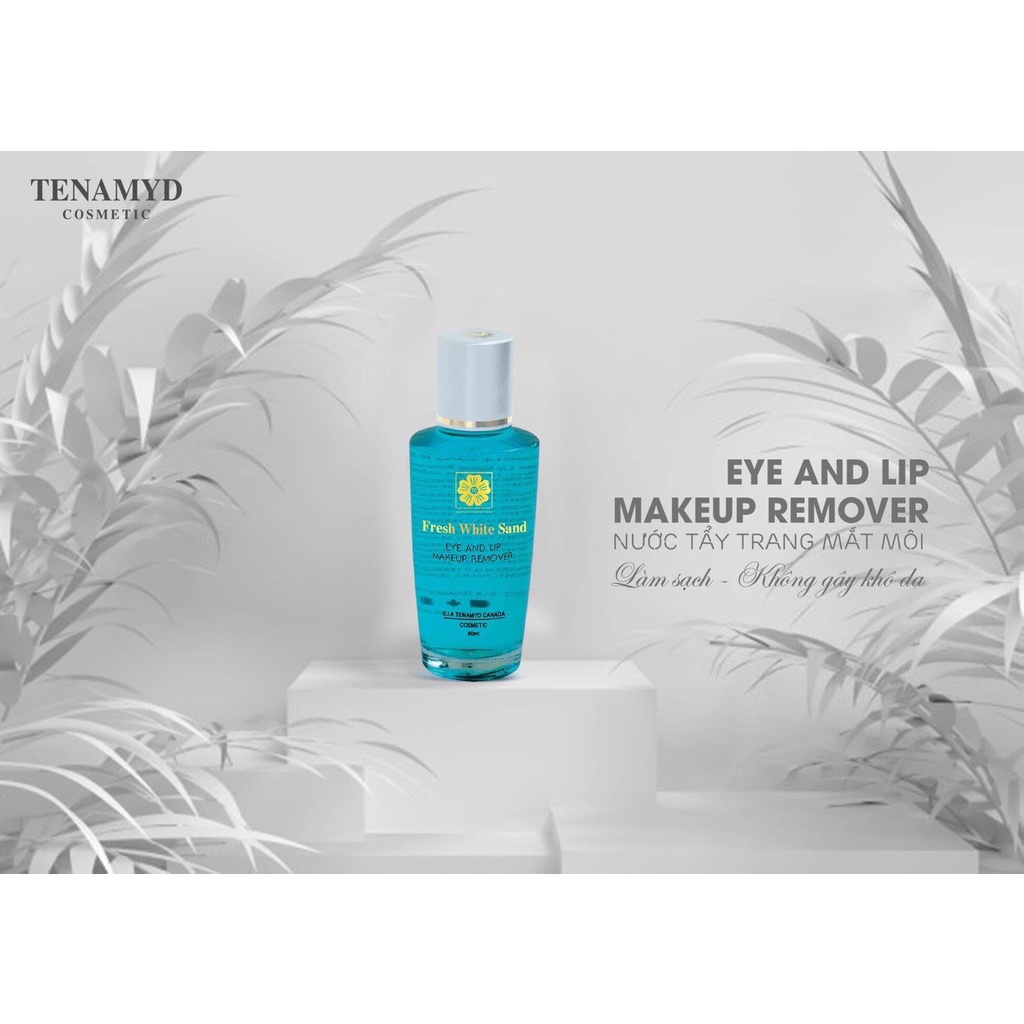 Nước tẩy trang mắt môi Fresh White Sand by TENAMYD 60ml