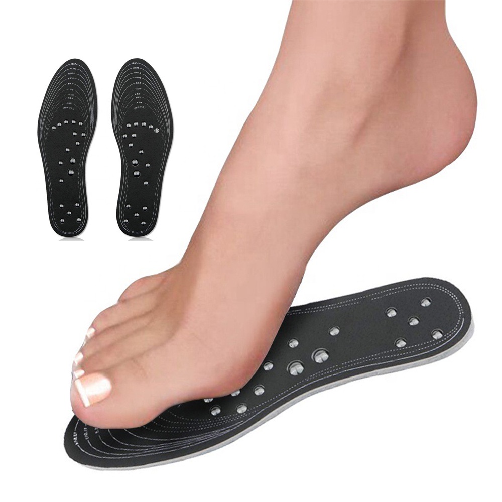 Bộ 18 miếng lót giày SALORIE từ tính bấm huyệt giúp giảm cân tiện dụng