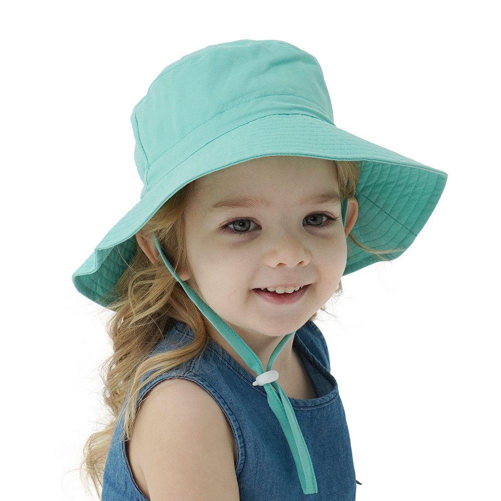 Mũ Tai Bèo Chống Nắng/Tia UV Vành Rộng Có Dây Điều Chỉnh Được MIHAN1 Cho Bé 0-8 Tuổi Đi Biển