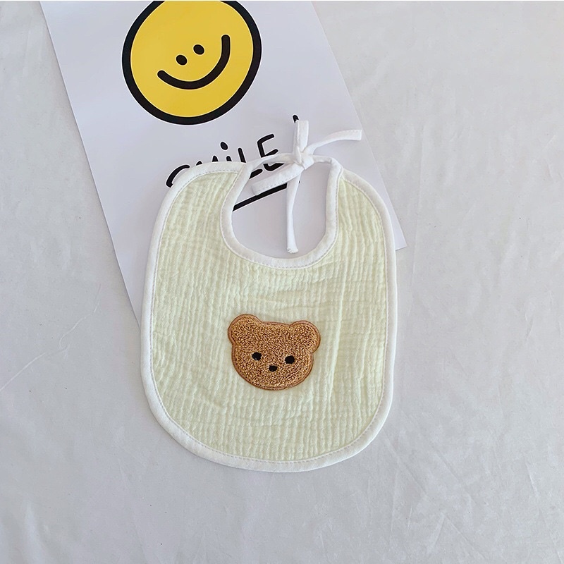 Logo hình gấu thêu trang trí may mặc