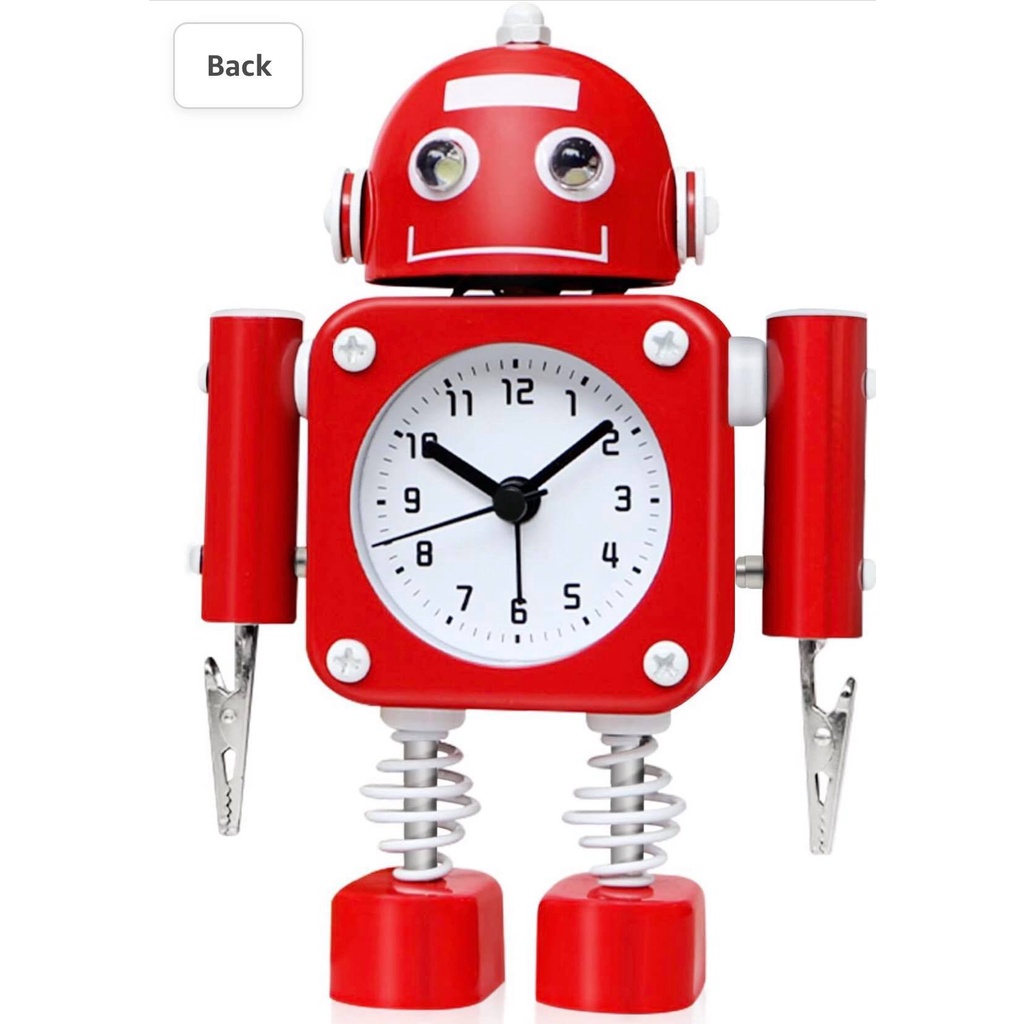 Đồng hồ báo thức trẻ em hình robot