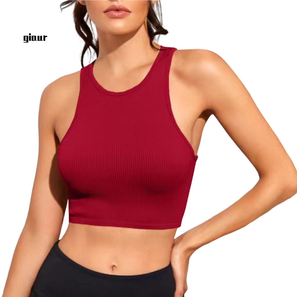 Áo Tank Top Chất Liệu Co Giãn Thấm Hút Mồ Hôi Thời Trang Mùa Hè Cho Nữ