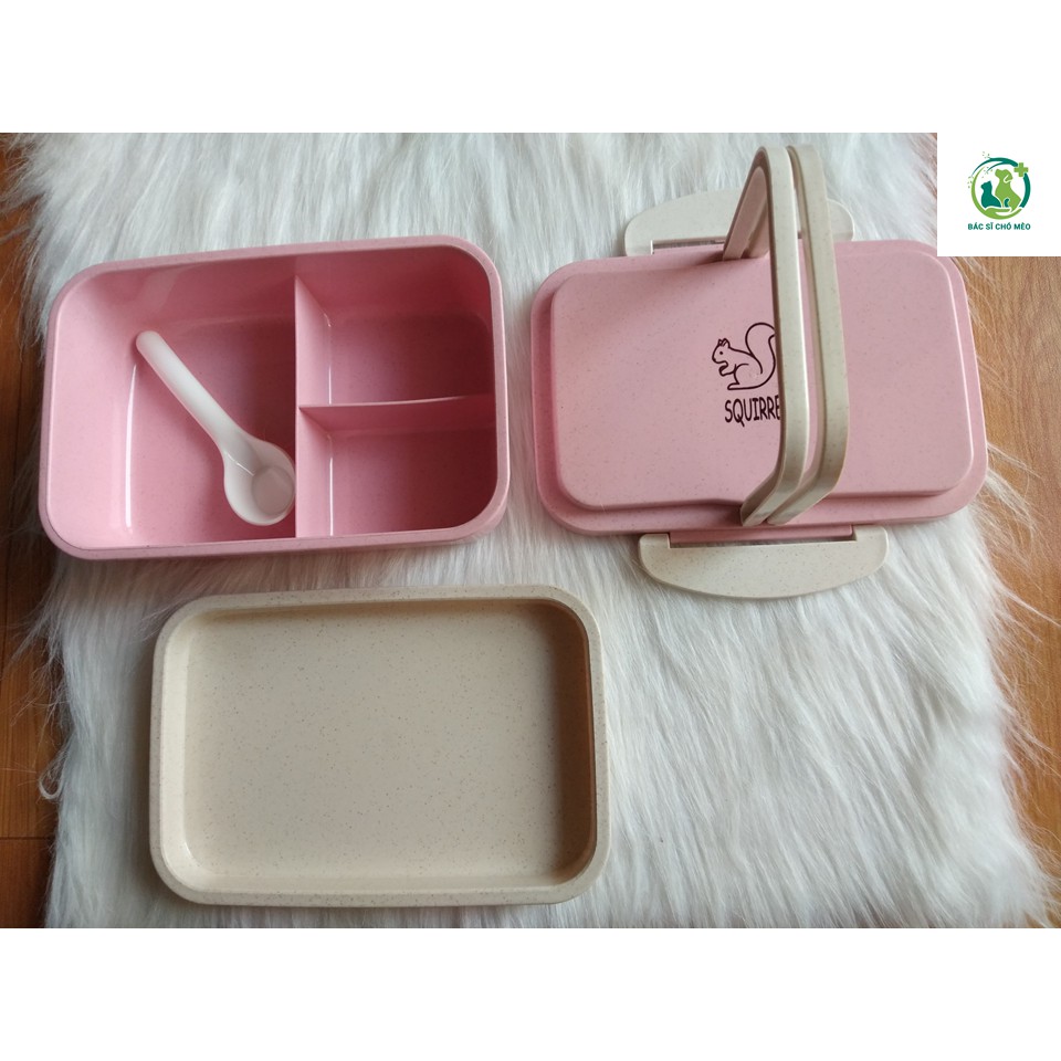 [HÌNH THẬT] Hộp cơm Văn Phòng Bento Hàn Quốc xinh xắn cam kết 100% y hình