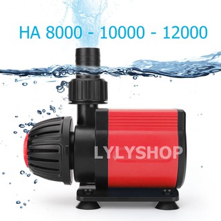 Máy bơm nước hồ cá, tiểu cảnh, hòn non bộ Gecai HA 8000- HA 10000 - HA 12000 lõi trục gốm, 9 nấc chỉnh lưu lượng nước