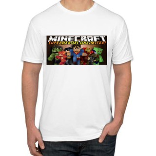 Áo thun Minecraft Super Heroes