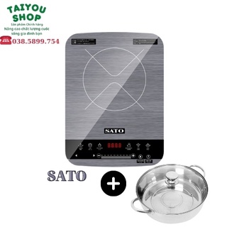Bếp từ , bếp từ đơn sato bt044 - bảo hành 36 tháng - trả đổi lỗi trong 7 ngày