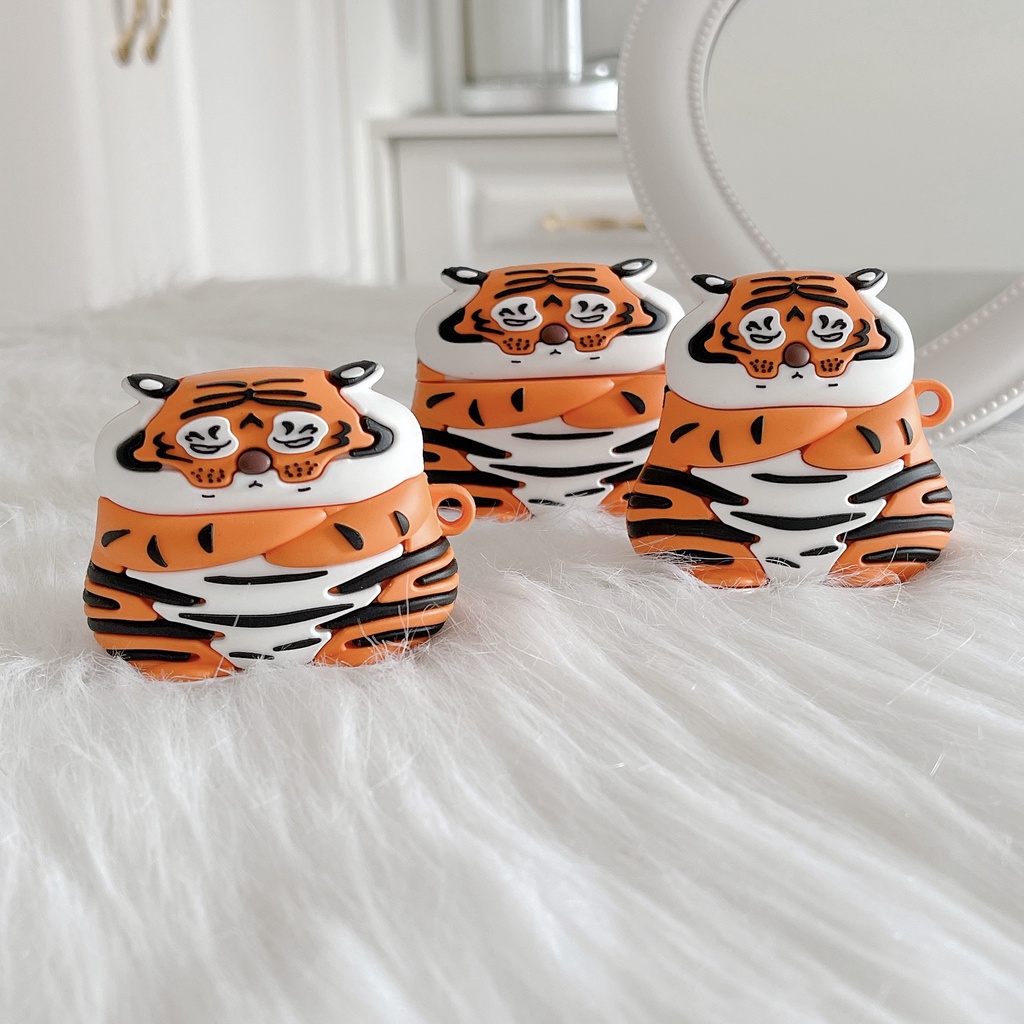 Various Tiger Style Silicone Earphone Cases compatible AirPods3 case for compatible AirPods(3rd ) Silicone Earphone Cases 2021 New compatible AirPods3 Earphone Cases for compatible AirPodsPro case compatible AirPods2gen case