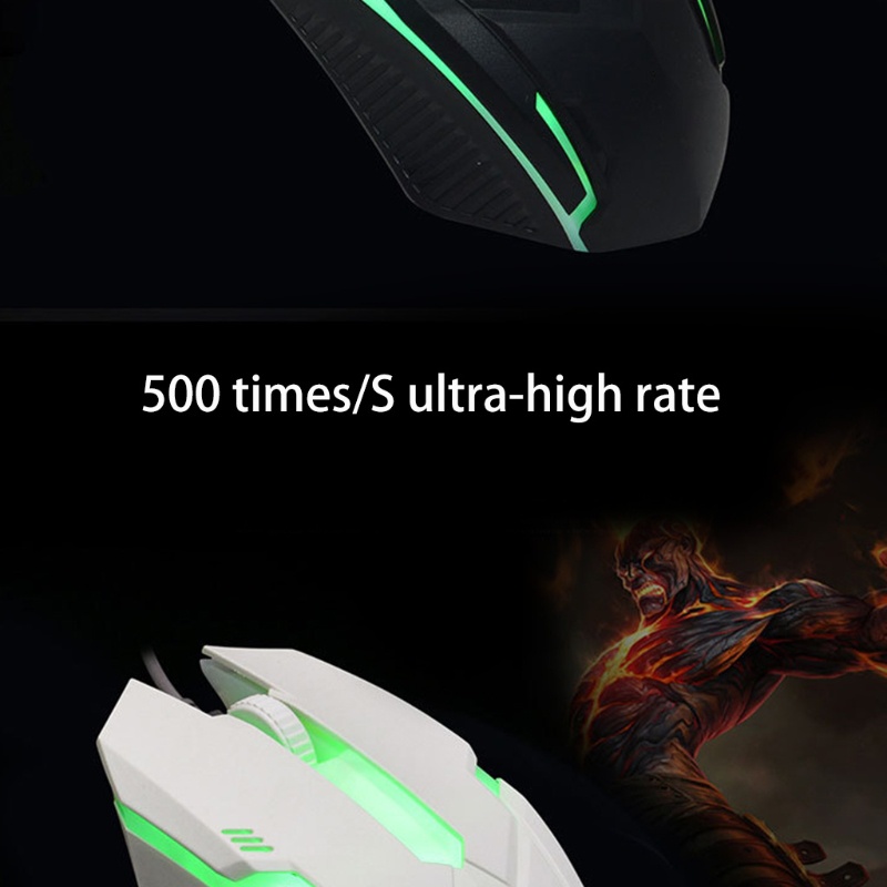 Chuột Quang 1200dpi Có Dây Với ĐầU CắM USB Cho Laptop / PC