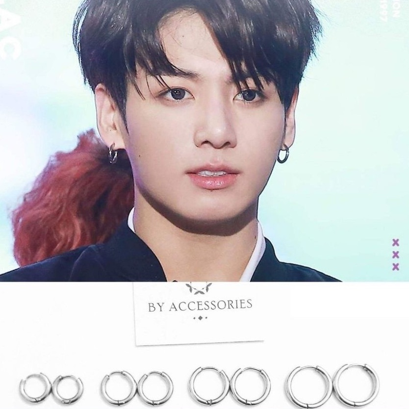 Khuyên Tai Tròn G-Dragon Unisex, Khuyên Tai BTS [TS000278]