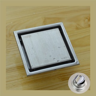 PHỄU THOÁT SÀN INOX304 CHỐNG MÙI & CÔN TRÙNG 11x11cm NX556-1L