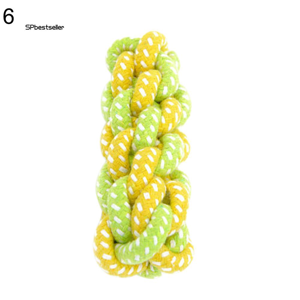 Đồ chơi dây thừng cotton gặm làm sạch răng cho thú cưng