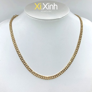 Dây chuyền xích xi mạ vàng màu 10k - D24