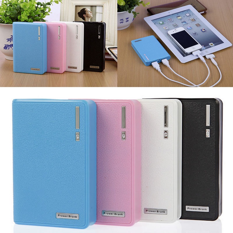 Vỏ cục sạc dự phòng ROX Dual USB 4 pin 18650 cho điện thoại