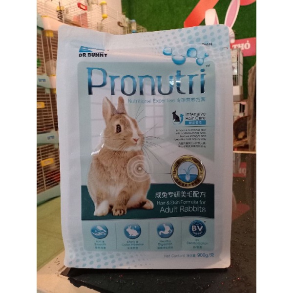 Pronutri thức ăn viên cỏ nén dành cho thỏ con & thỏ lớn giúp đẹp lông