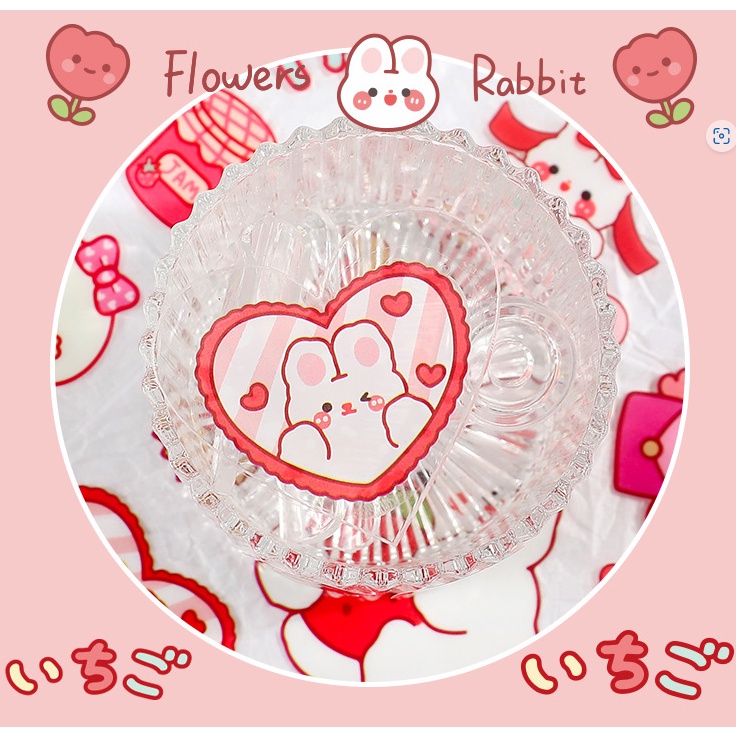 [Hình dán] Set 1 Tấm Hình Dán Dễ Thương Chất Lệu Pet Sticker Nhãn Dán Trang Trí Dễ Thương Phong Cách Hàn Quốc Ins