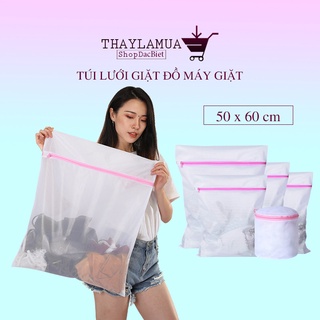 Túi giặt đồ máy giặt cao cấp vải lưới mịn size 50 60 cm