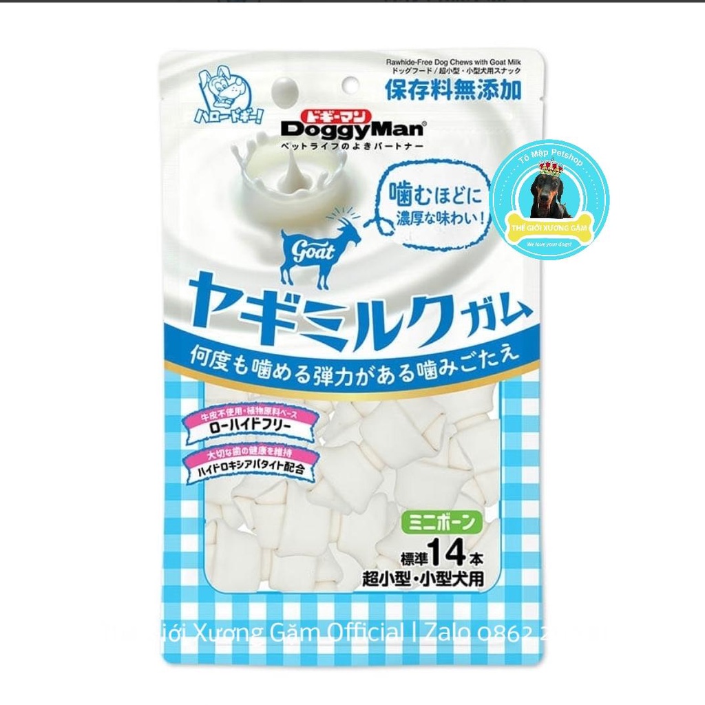 DOGGYMAN XƯƠNG NƠ SỮA DÊ GOATMILK CHO CHÓ