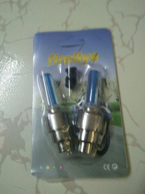 Bộ đèn led trang trí vòi xe màu xanh