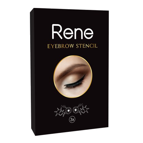 Bộ 3 cái khuôn vẽ lông mày Rene Eyebrow Stencil
