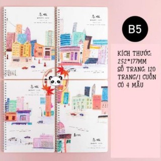 SỔ TAY B5 GIẤY KẺ NGANG