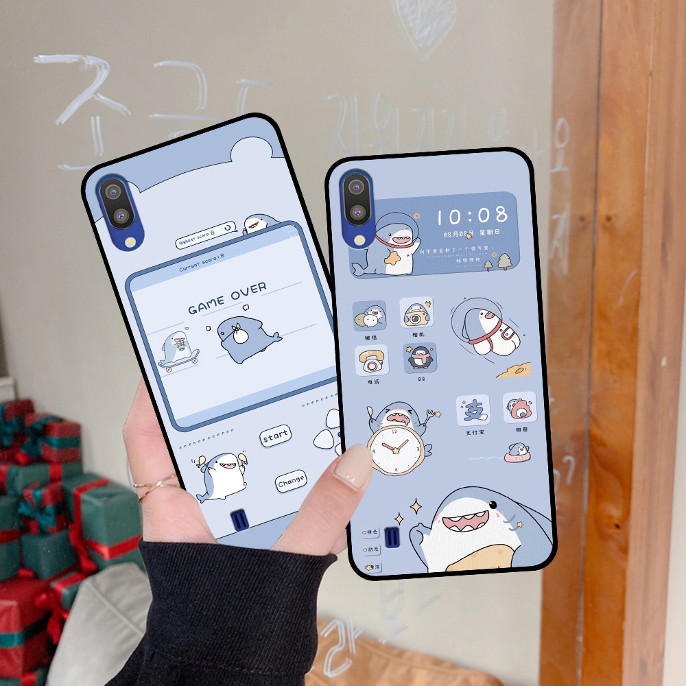 Ốp lưng Samsung A10 / M10 / A01 in hình nền cá mập đáng yêu giá rẻ