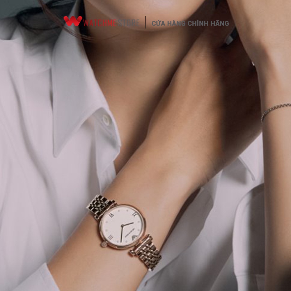 [ ĐẶC BIỆT 18-29.07 - VOUCHER 10%] - Đồng hồ Nữ Emprorio Armani dây kim loại AR11267