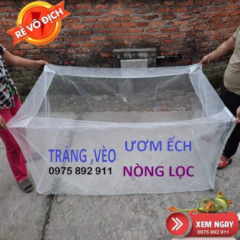 Lồng nuôi ếch lưới thái lan - 1,5x1x1