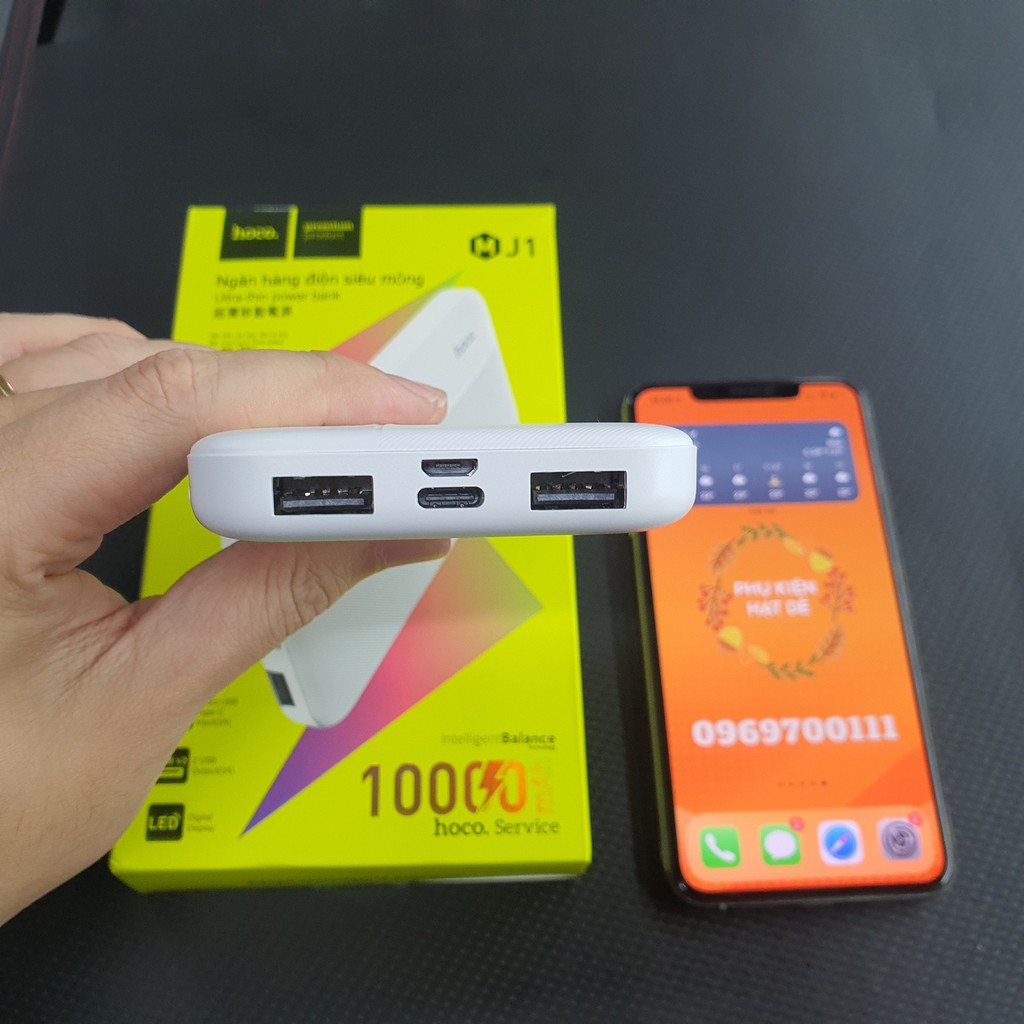 Sạc Dự Phòng Hoco MJ1 10.000 mAh cho Điện Thoại