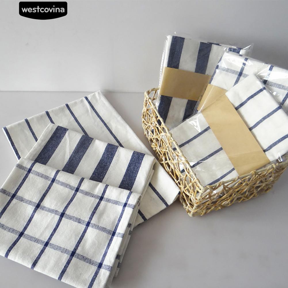Khăn Trải Bàn Kẻ Sọc Thời Trang Trẻ Trung