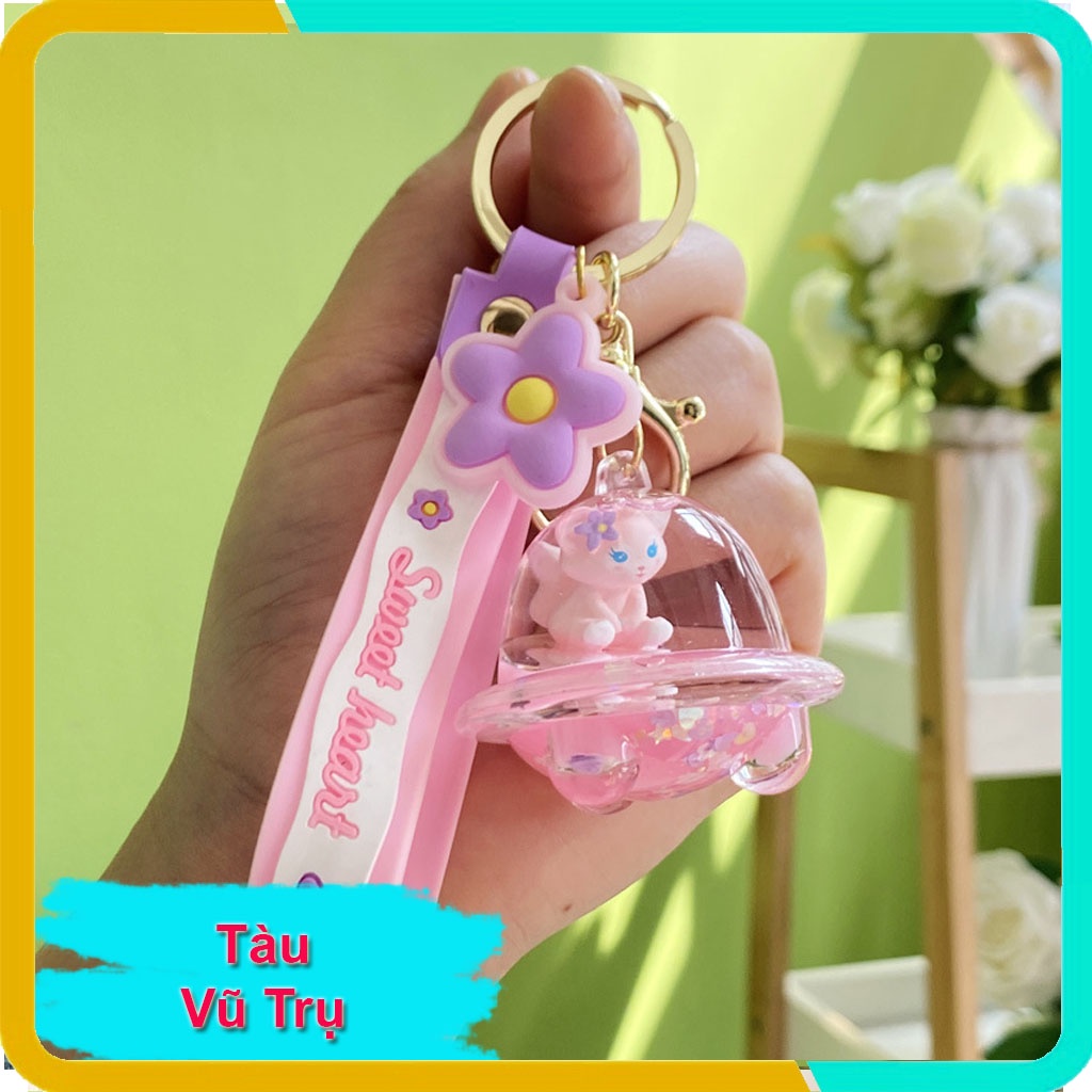 Móc Khóa Pha Lê Hình Hồ Ly, Móc Treo Trên Balo, Túi Xách, Móc Khóa Xe KP05