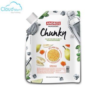 Mứt Andros Chunky Lê & Hoa Cúc (Pear &Chrysanthemun) 1Kg