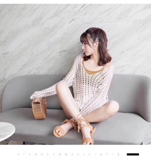 Áo lưới đi biển đi chơi