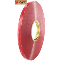 3M VHB 4910 12mm dài 33met Trong Suốt dầy 1,1mm - Băng Keo Hai Mặt Siêu Dính, Siêu Cường Lực chuyên dán kính, kim loại