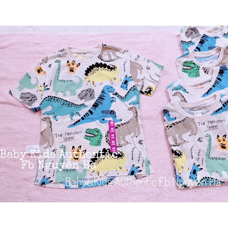 Áo cộc tay cotton bé trai ZARA SP sz 9m-4y