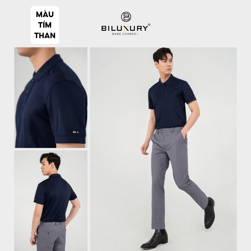 Áo polo nam Biman by Biluxury 5APCB011 chất vải coolmax siêu mềm thoáng mát không nhăn