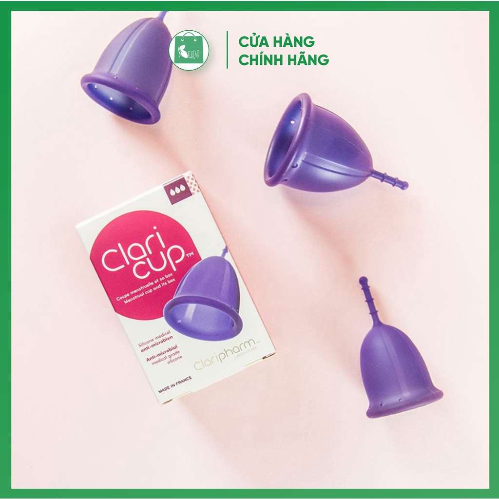 Cốc nguyệt san pháp tặng kèm cốc tiệt trùng (chính hãng)