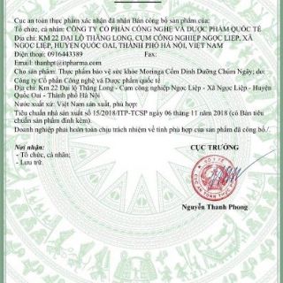 Cốm chùm ngây moringa