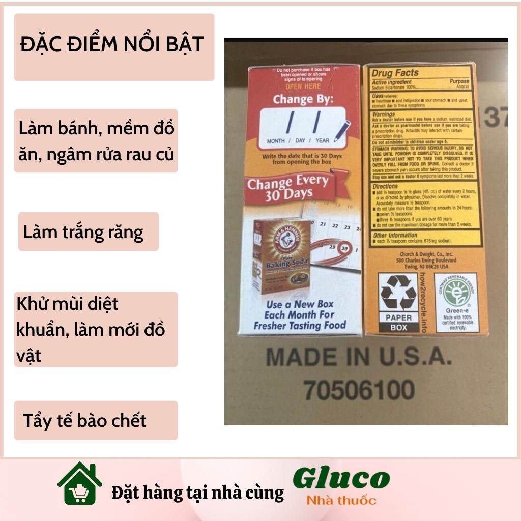 Baking soda trắng răng powder tẩy rửa làm bánh GLU050