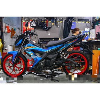 Tem rời sonic 150 xanh - decal huyentran