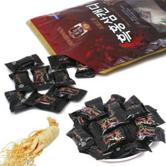 Kẹo Hắc Sâm Hàn Quốc 300g FREE SHIP Keo Hac Sam Han Quoc Hàng Date Mới Liên Tục HCM