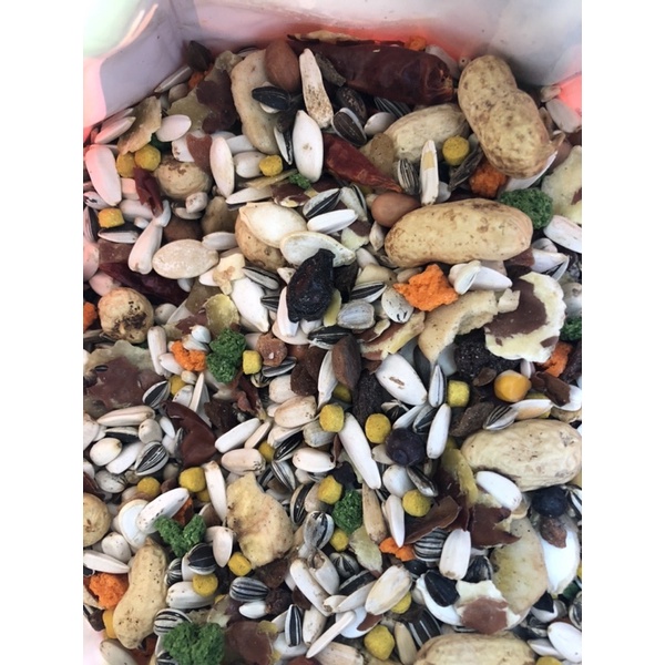 Hạt mix vẹt lớn túi 2kg (tropical big parrot)