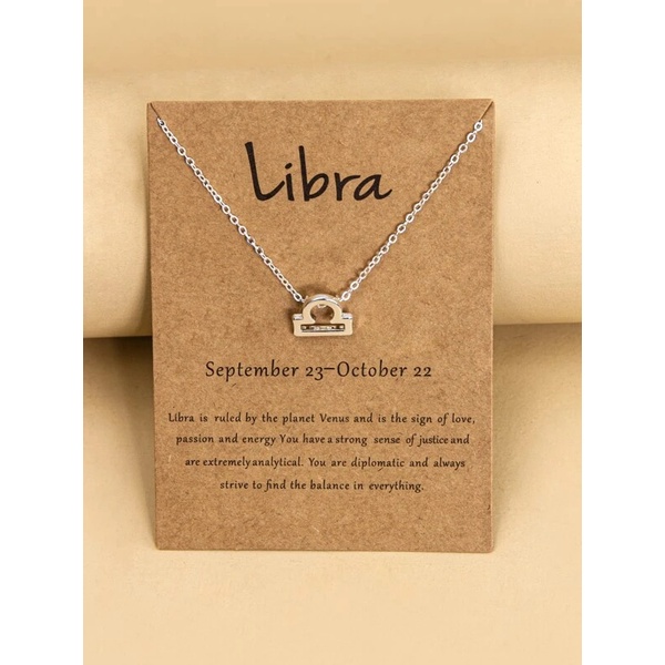 Dây chuyền cung hoàng đạo Libra Thiên Bình