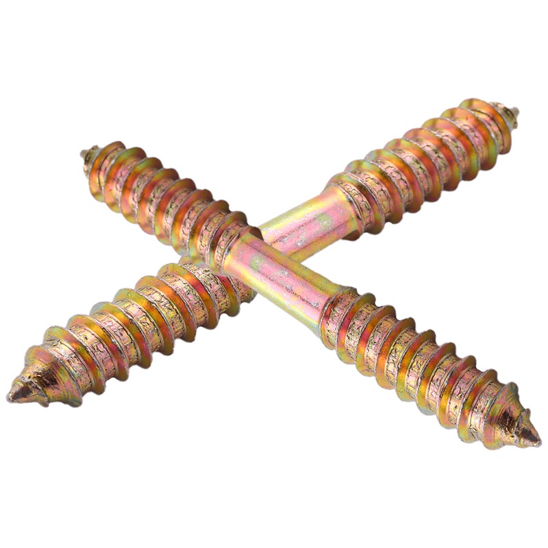 Bộ 5 Ốc Vít Hai Đầu M8 x 70mm Cố Định Đồ Gỗ Nội Thất