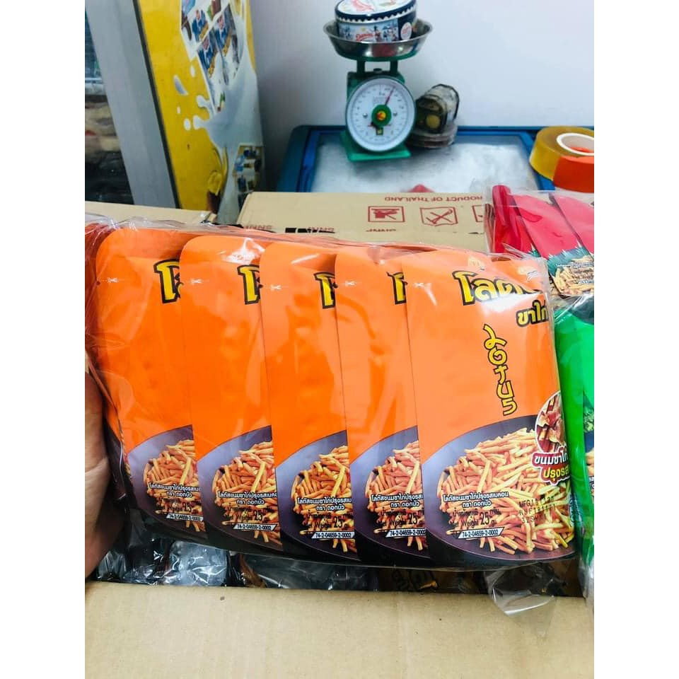 Gói Lẻ Bim Tăm Thái Lan Đủ Màu, Đủ Vị, Mix Vị - Sỉ SLL - Hàng Có Sẵn 1Bịch/13Gói 25GR - Date Mới ( ĐỒ ĂN VẶT THÁI LAN ) | BigBuy360 - bigbuy360.vn