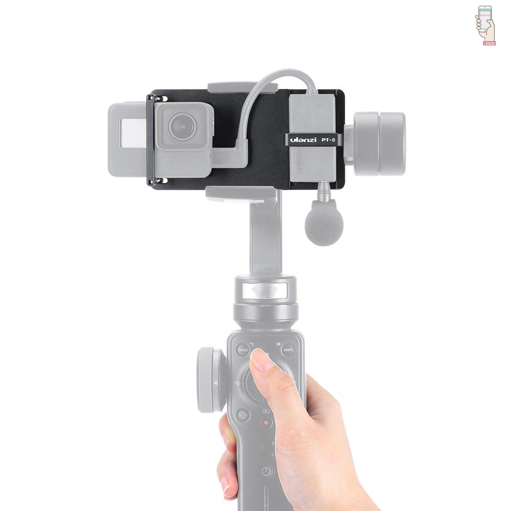 Ulanzi Đế Gắn Máy Ảnh Pt-6 Cho Gopro Hero 7 6 5 For Dji Moza Mini S Zhiyun Smooth 4 Vimble 2