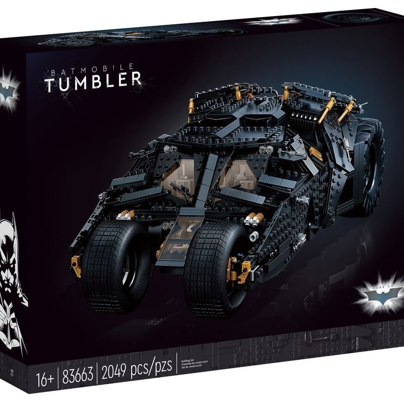 Đồ chơi giáo dục Lắp Ráp mô hình Batman Batmobile Tumbler: Scarecrow Showdown 70169 83336 Fit 76239