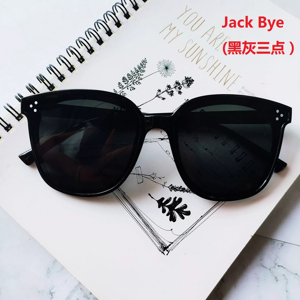 Kính mát XIJING gọng oval phong cách retro Hàn Quốc