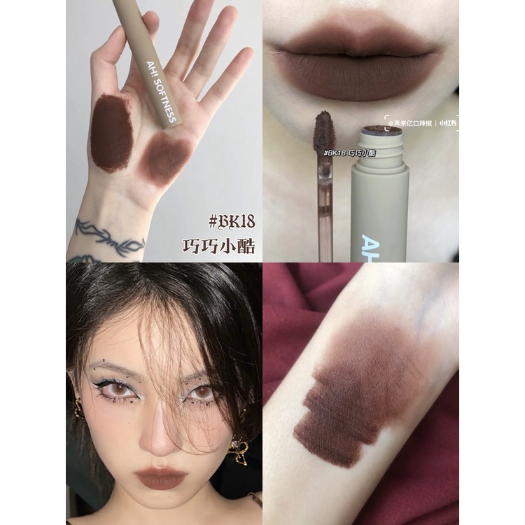 Leemember Son Kem Lì Màu Nhung Mịn Trang Điểm Xinh Xắn